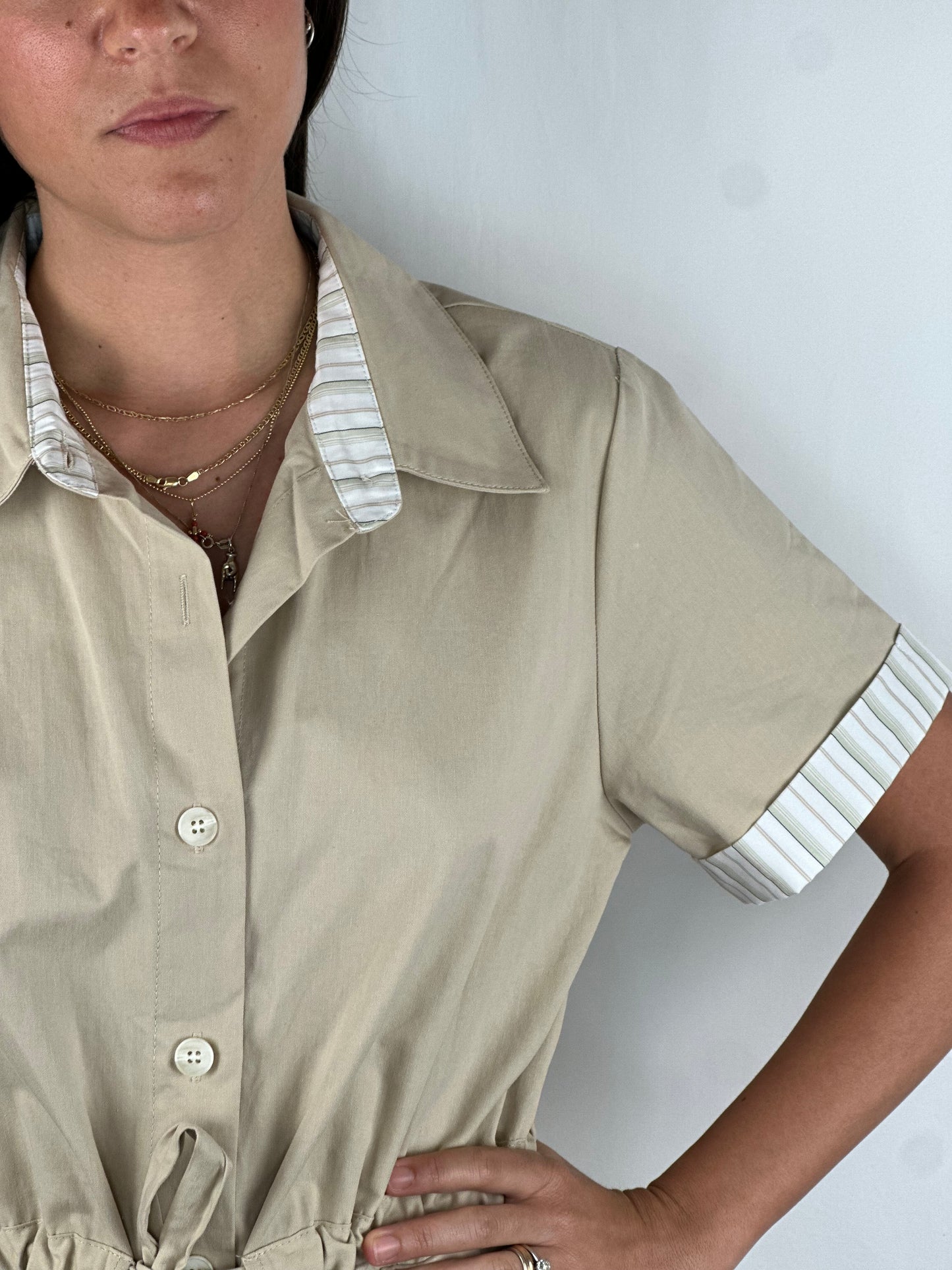 TUTA BEIGE COTONE