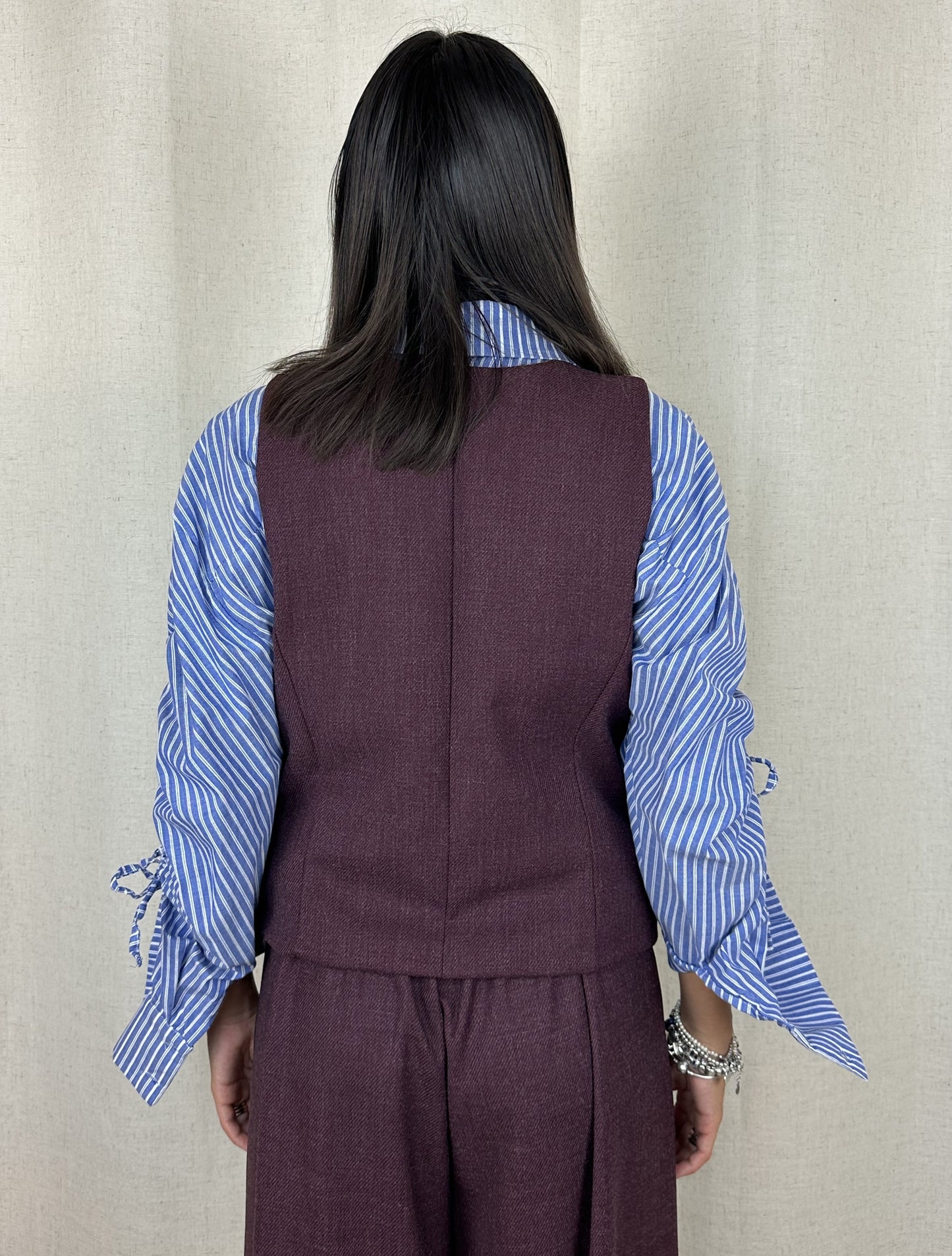 GILET BURGUNDY