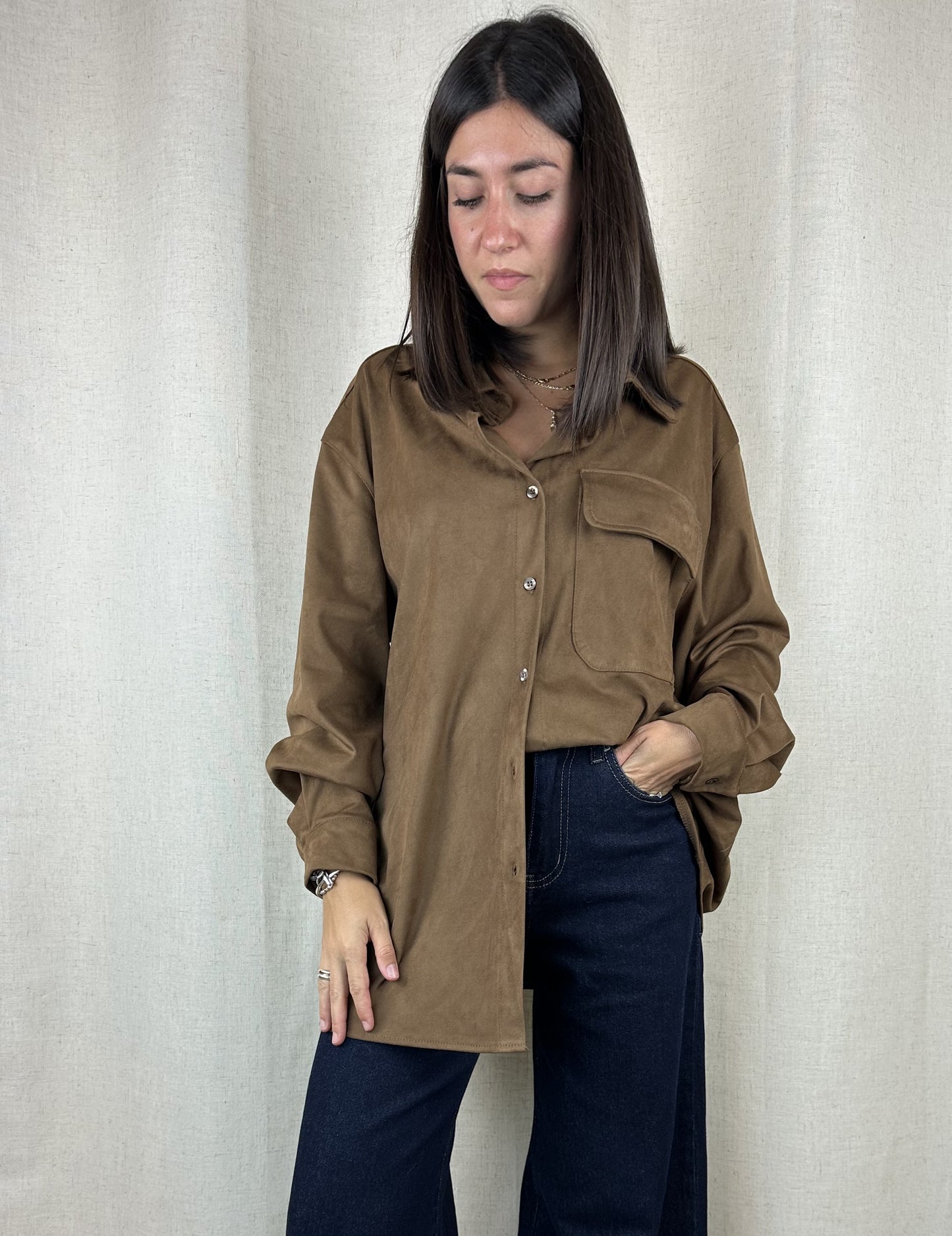 CAMICIA SUEDE