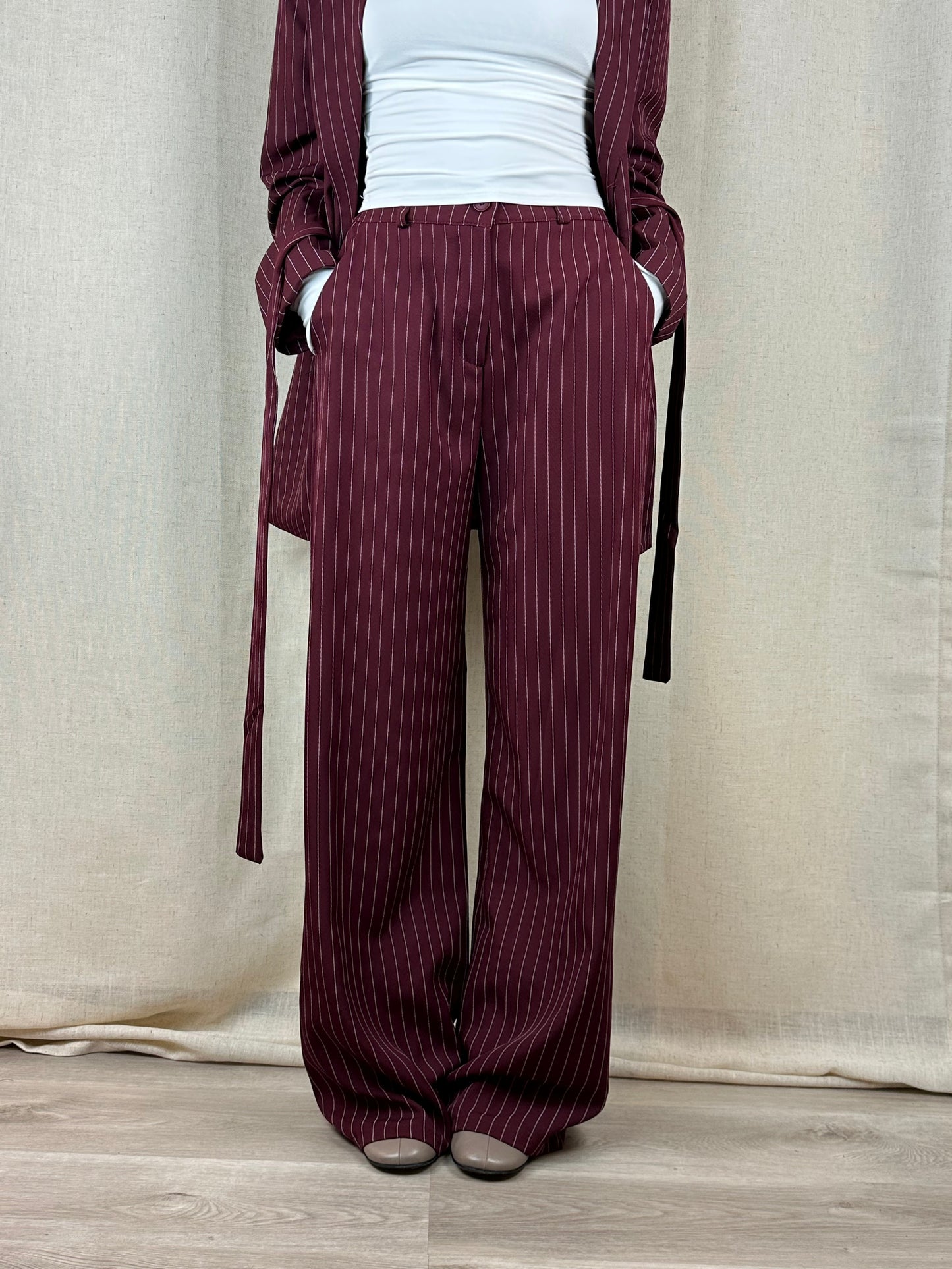 COMPLETO BURGUNDY GESSATO