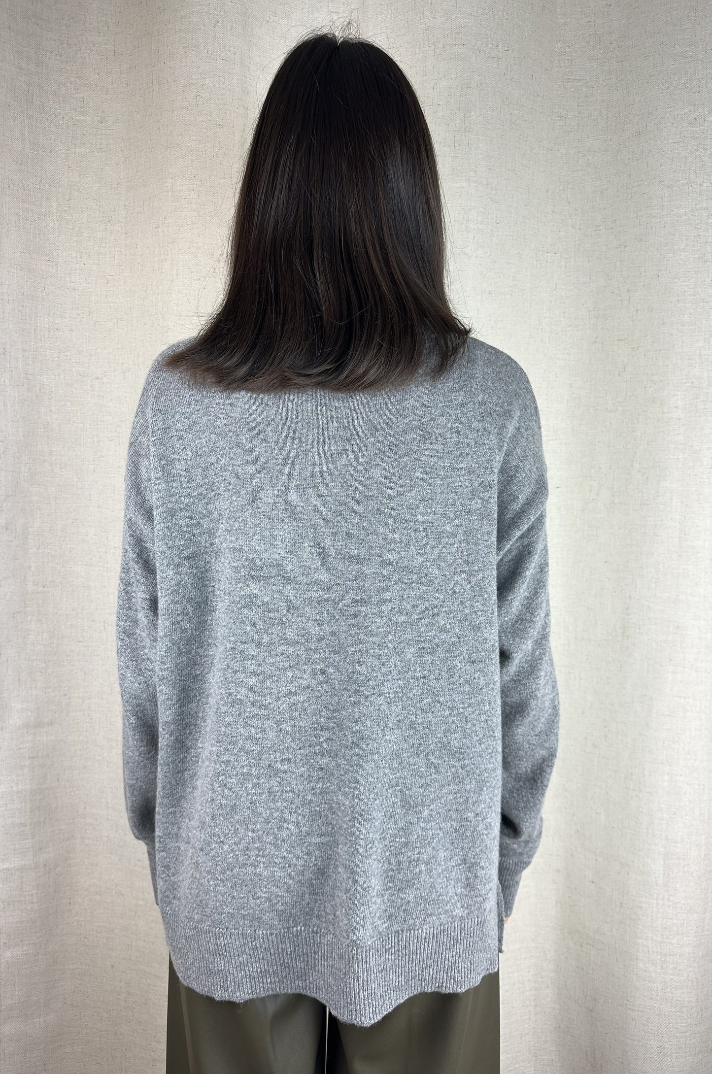 MAGLIONCINO GRIGIO LANA
