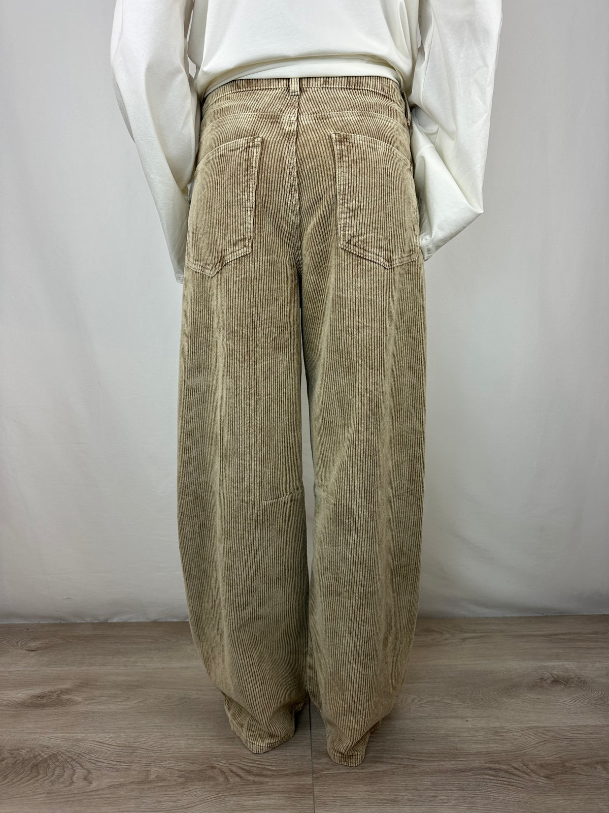 PANTALONE CAMMELLO VELLUTO A COSTE