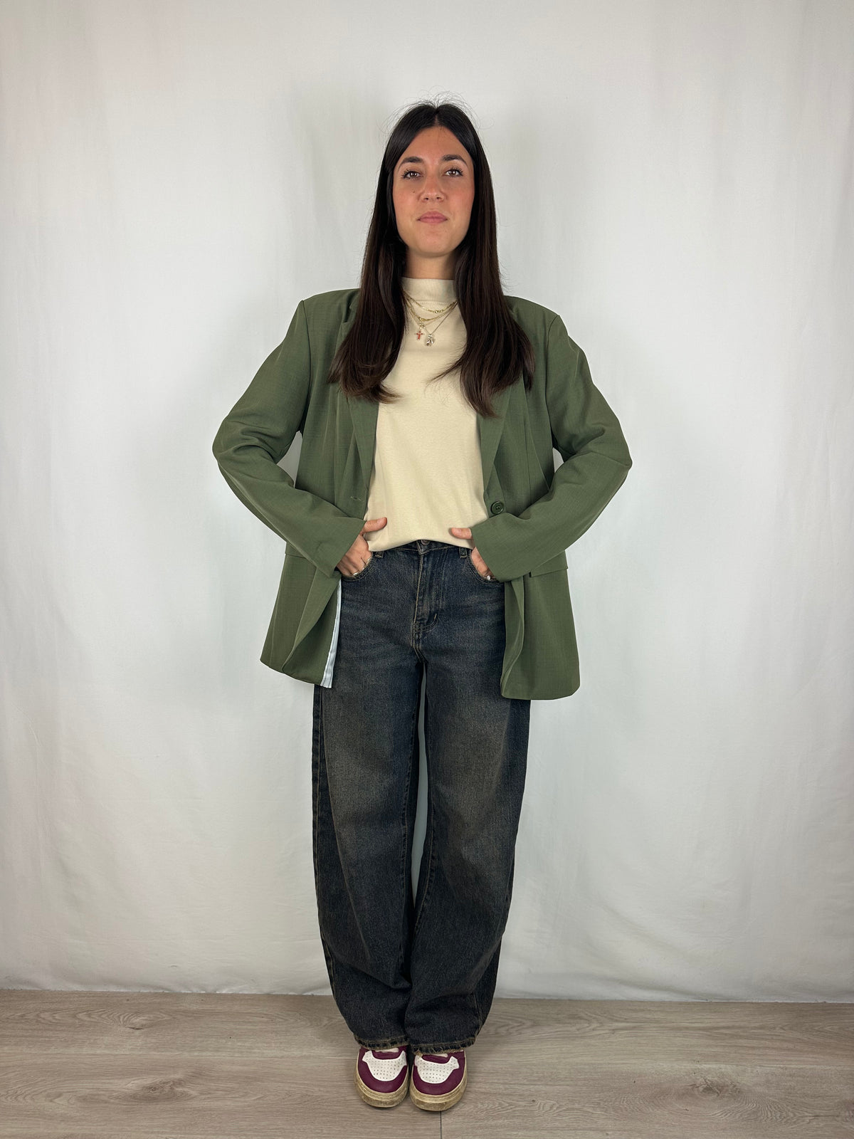 BLAZER VERDE OLIVA