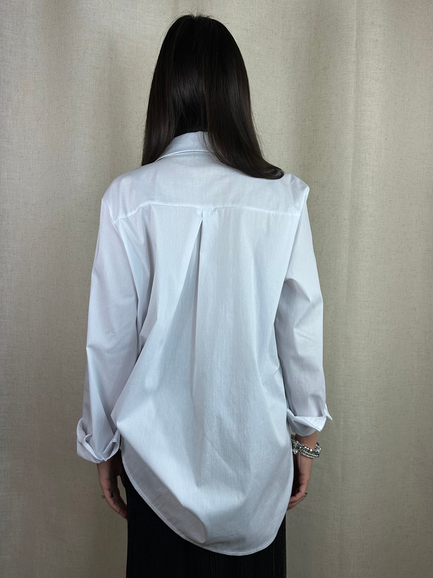 CAMICIA BIANCA OVERSIZE