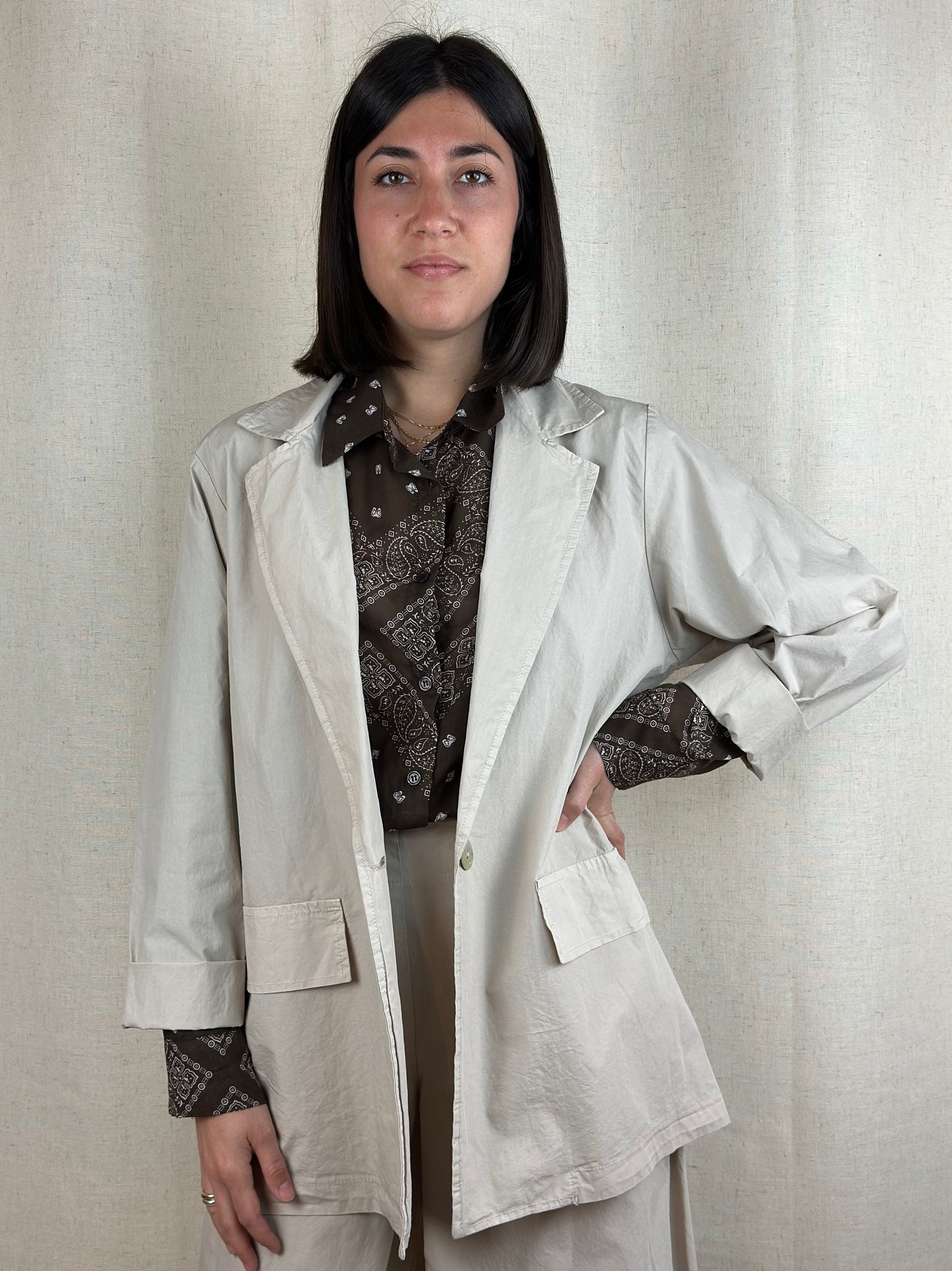 BLAZER IN COTONE LEGGERO