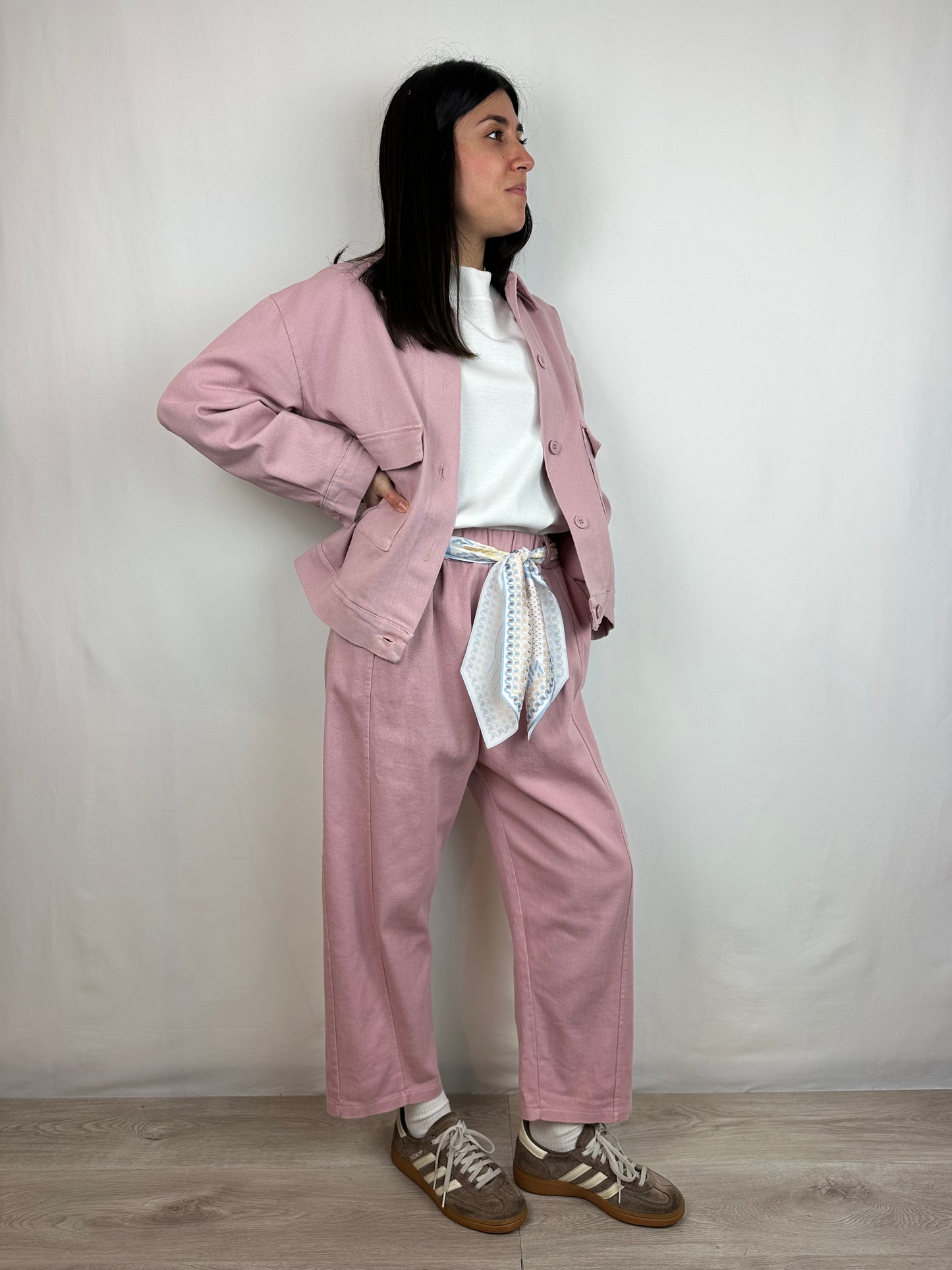 GIUBBINO ROSA COTONE