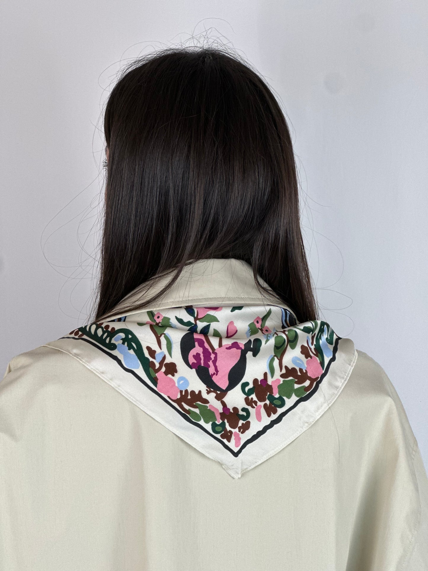 FOULARD PANNA DISEGNI MULTICOLOR