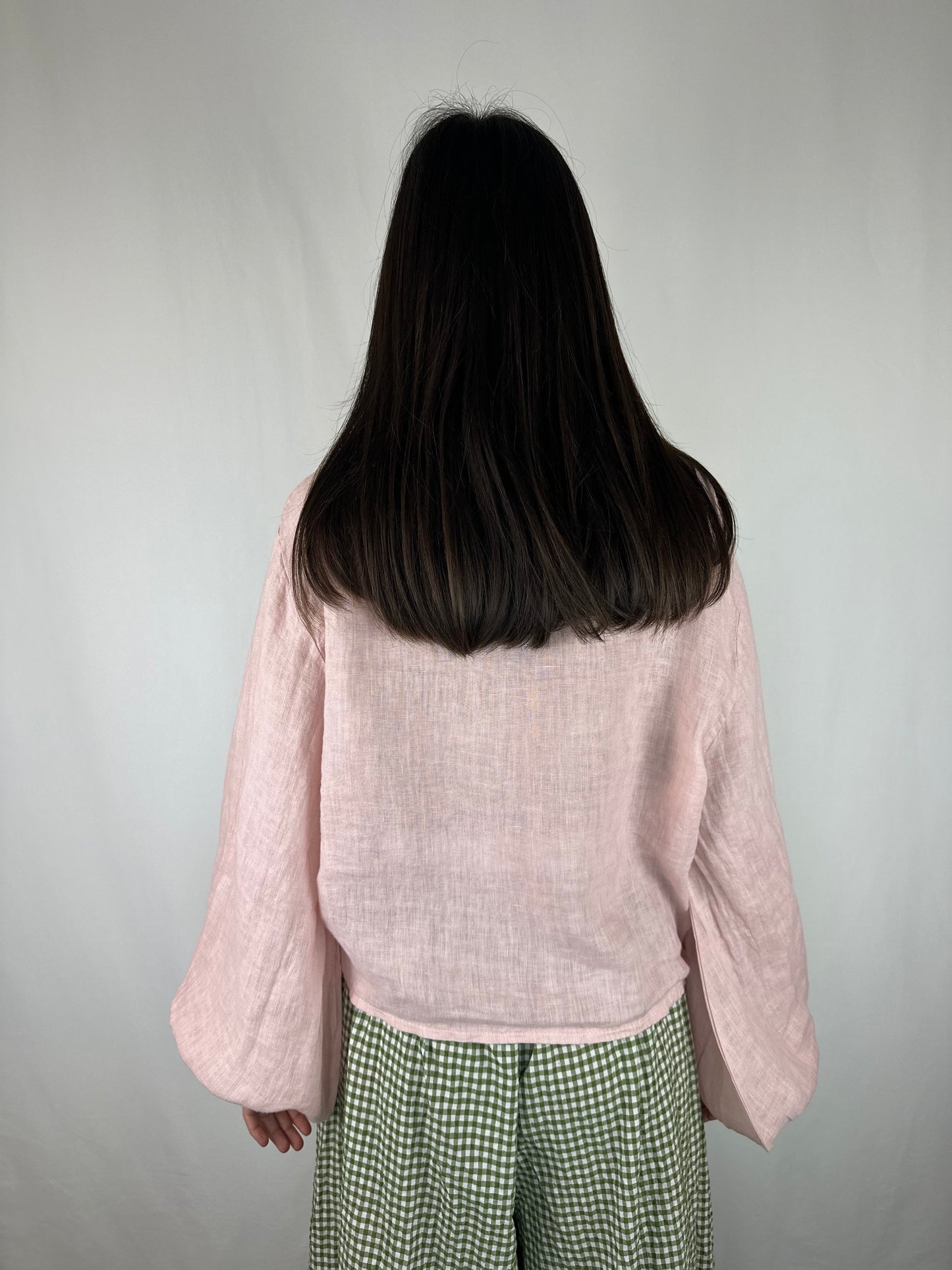 MAGLIA LINO ROSA