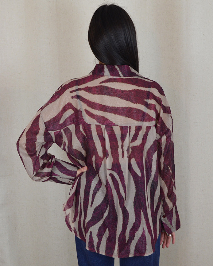 CAMICIA FANTASIA ZEBRATA