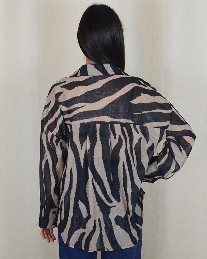 CAMICIA FANTASIA ZEBRATA