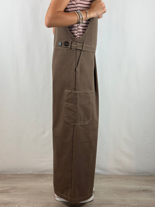 SALOPETTE MARRONE