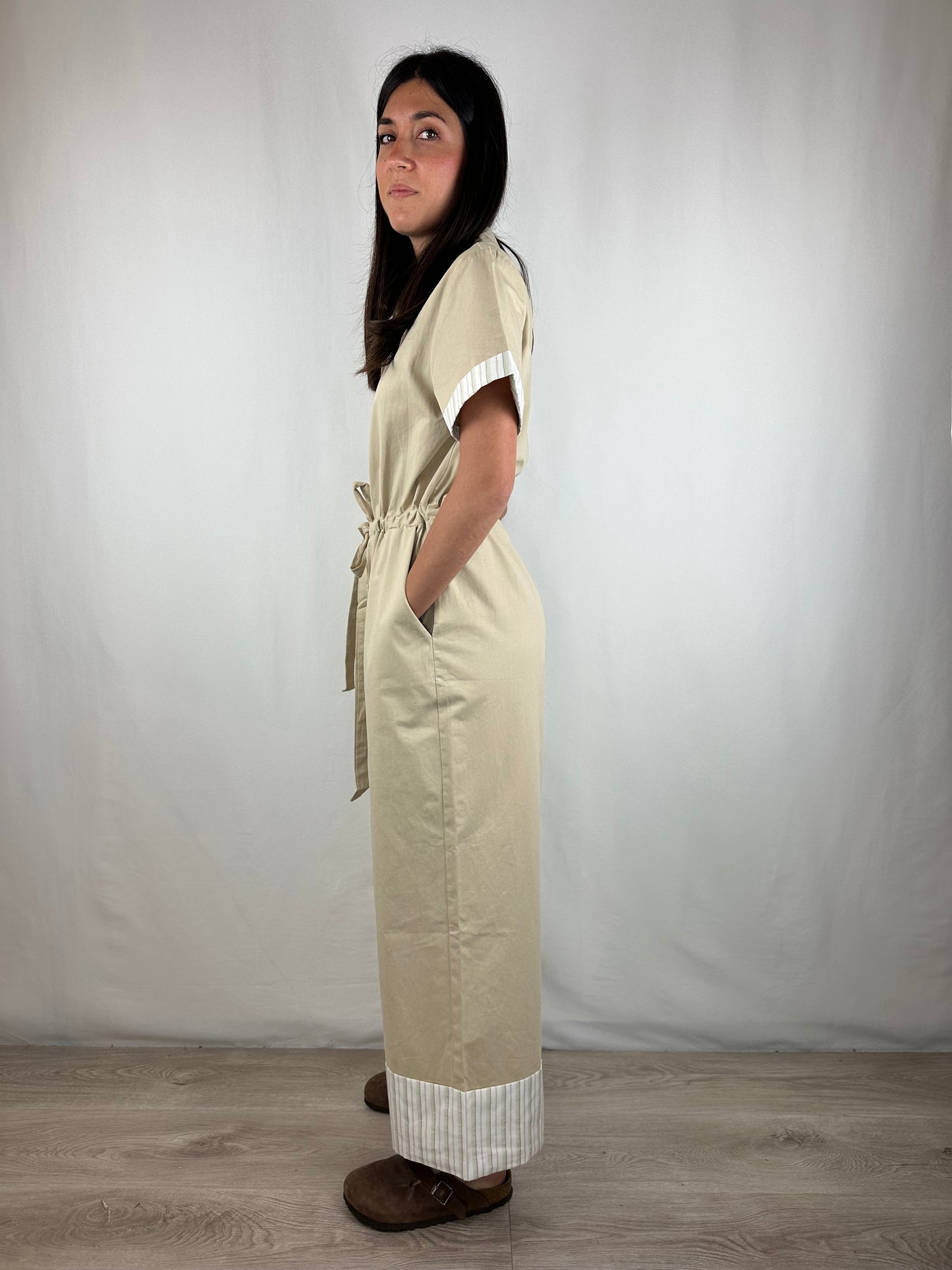 TUTA BEIGE COTONE