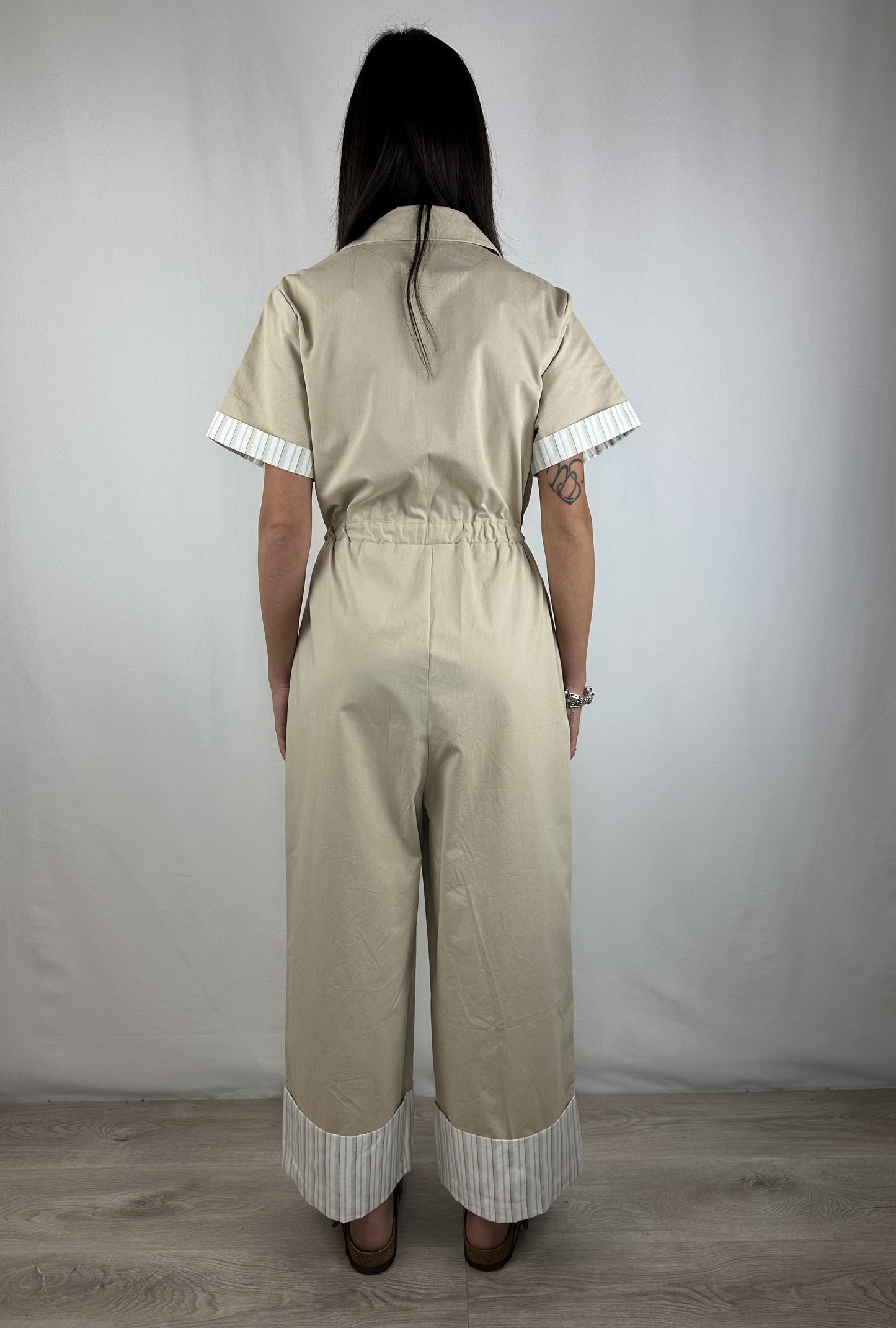 TUTA BEIGE COTONE