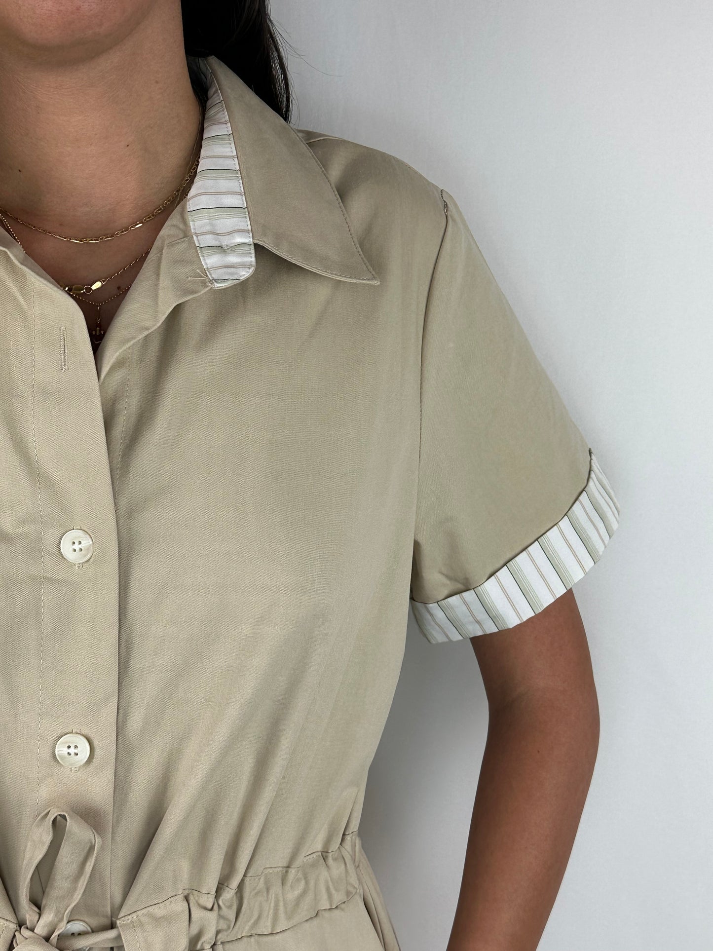 TUTA BEIGE COTONE
