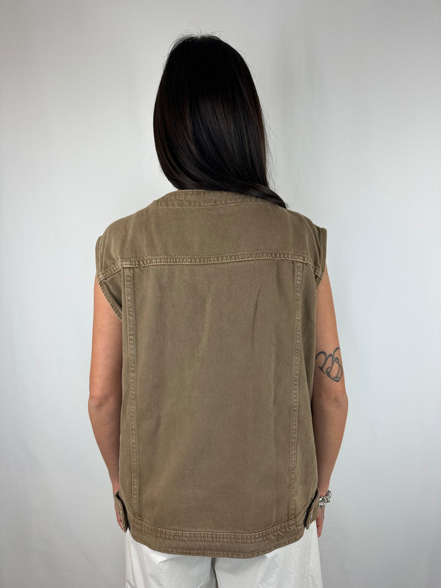 GILET DENIM TORTORA