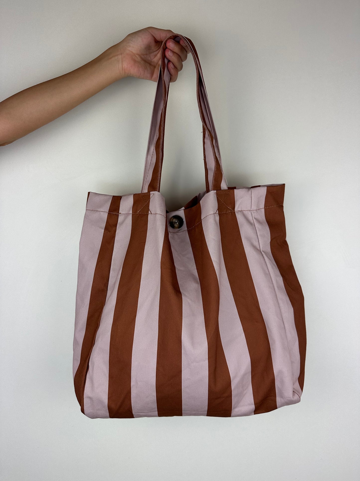 TOTE BAG TABACCO|ROSA CHIARO