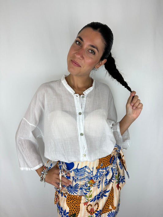 CAMICIA BIANCA COTONE