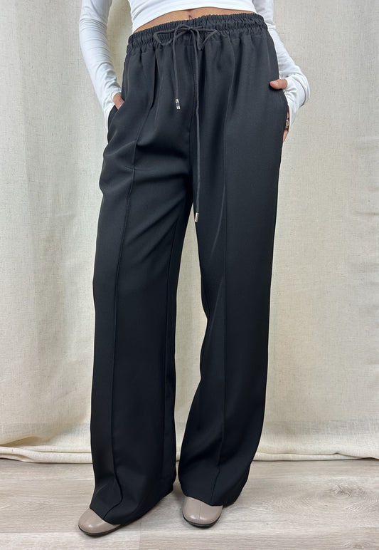 PANTALONE NERO CUCITURA
