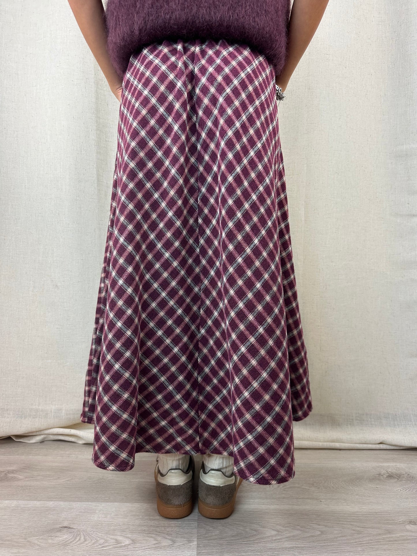 GONNA QUADRI BURGUNDY