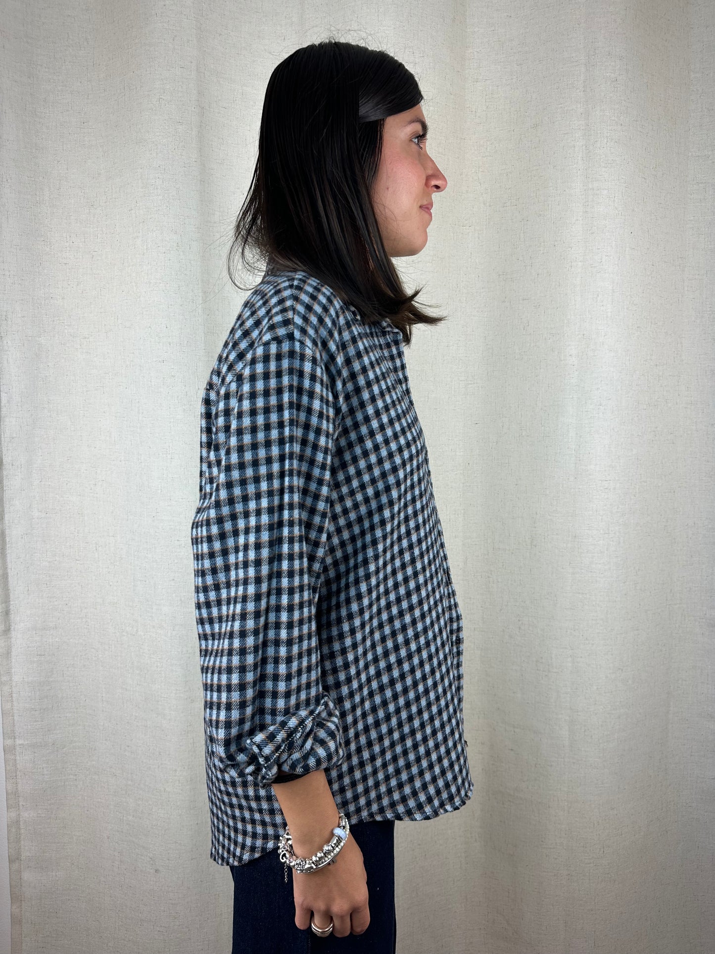 CAMICIA QUADRETTI BLU|AZZURRO