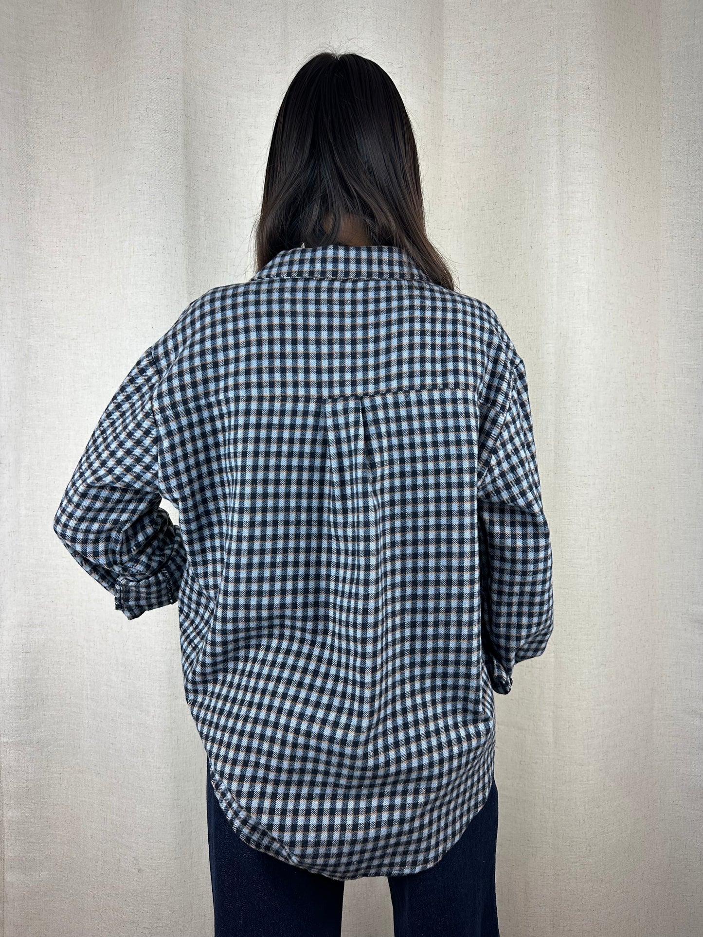CAMICIA QUADRETTI BLU|AZZURRO
