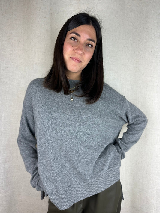 MAGLIONCINO GRIGIO LANA