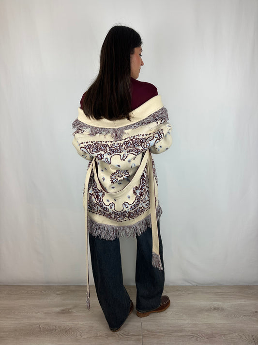 CARDIGAN BANDANA PANNA