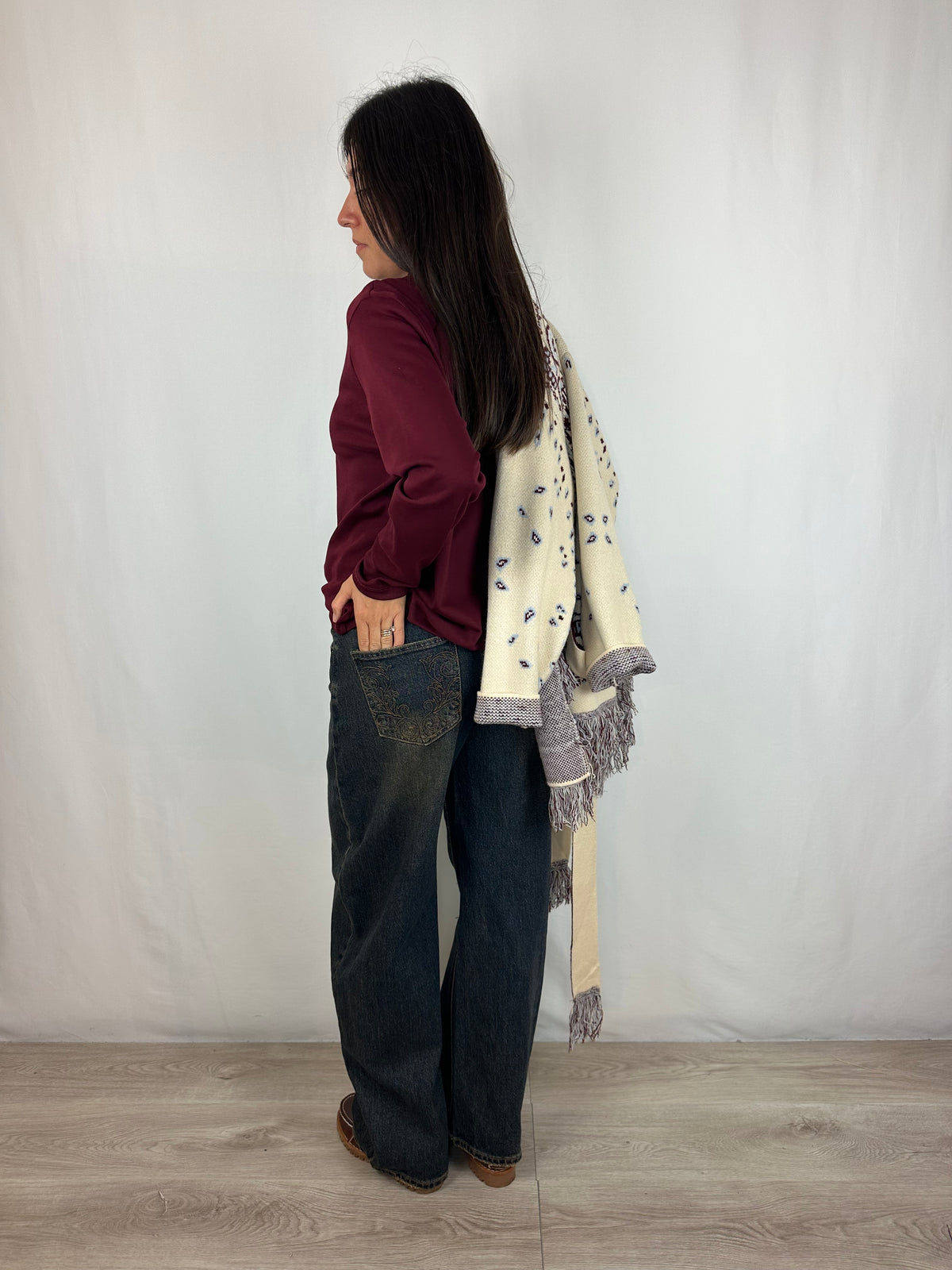 CARDIGAN BANDANA PANNA