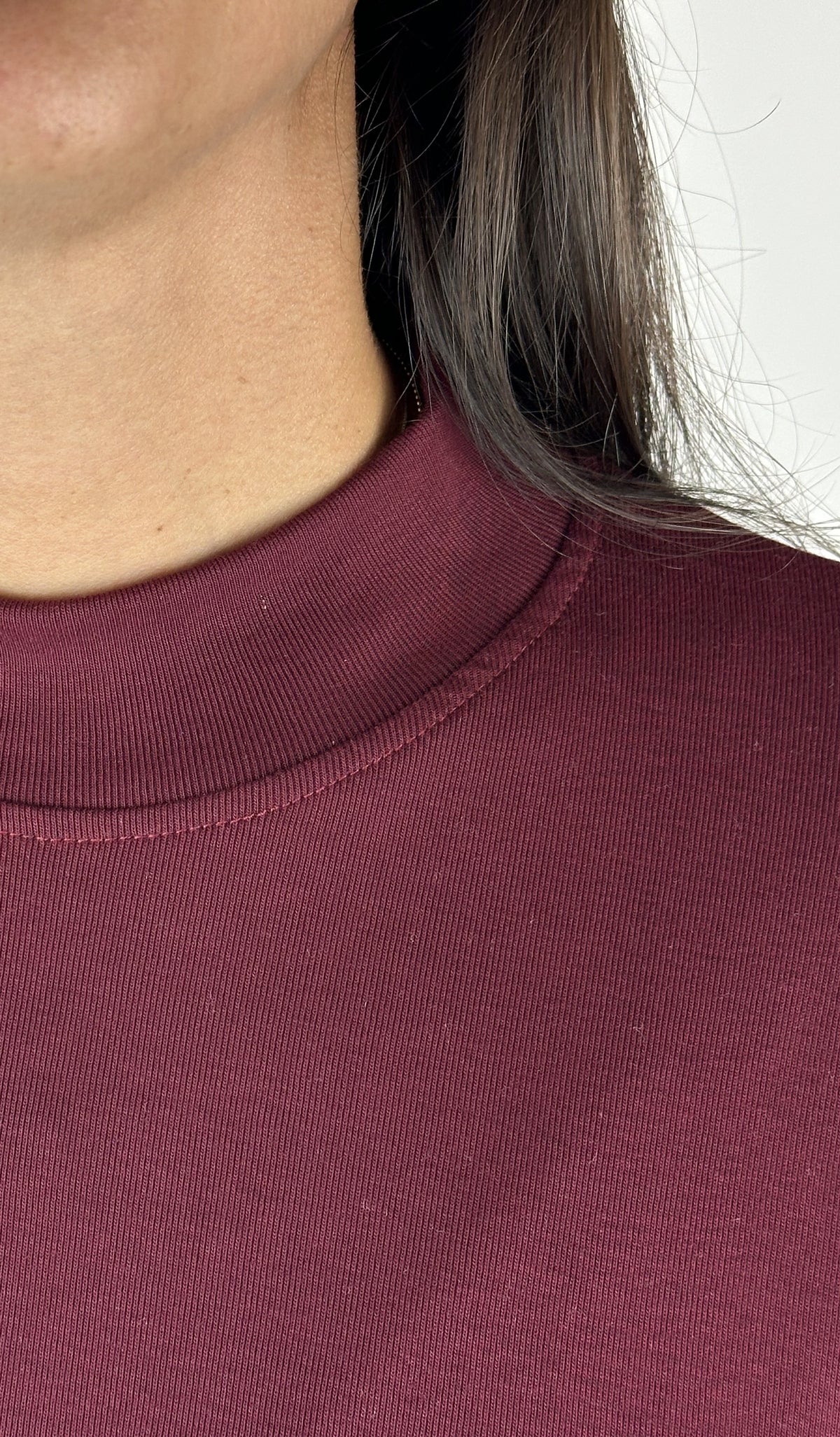 MAGLIA BURGUNDY M|LUNGA COTONE