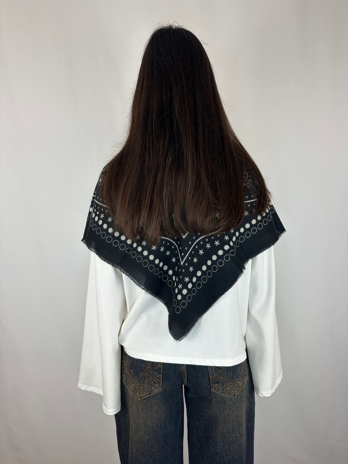 SCIARPA BANDANA NERO