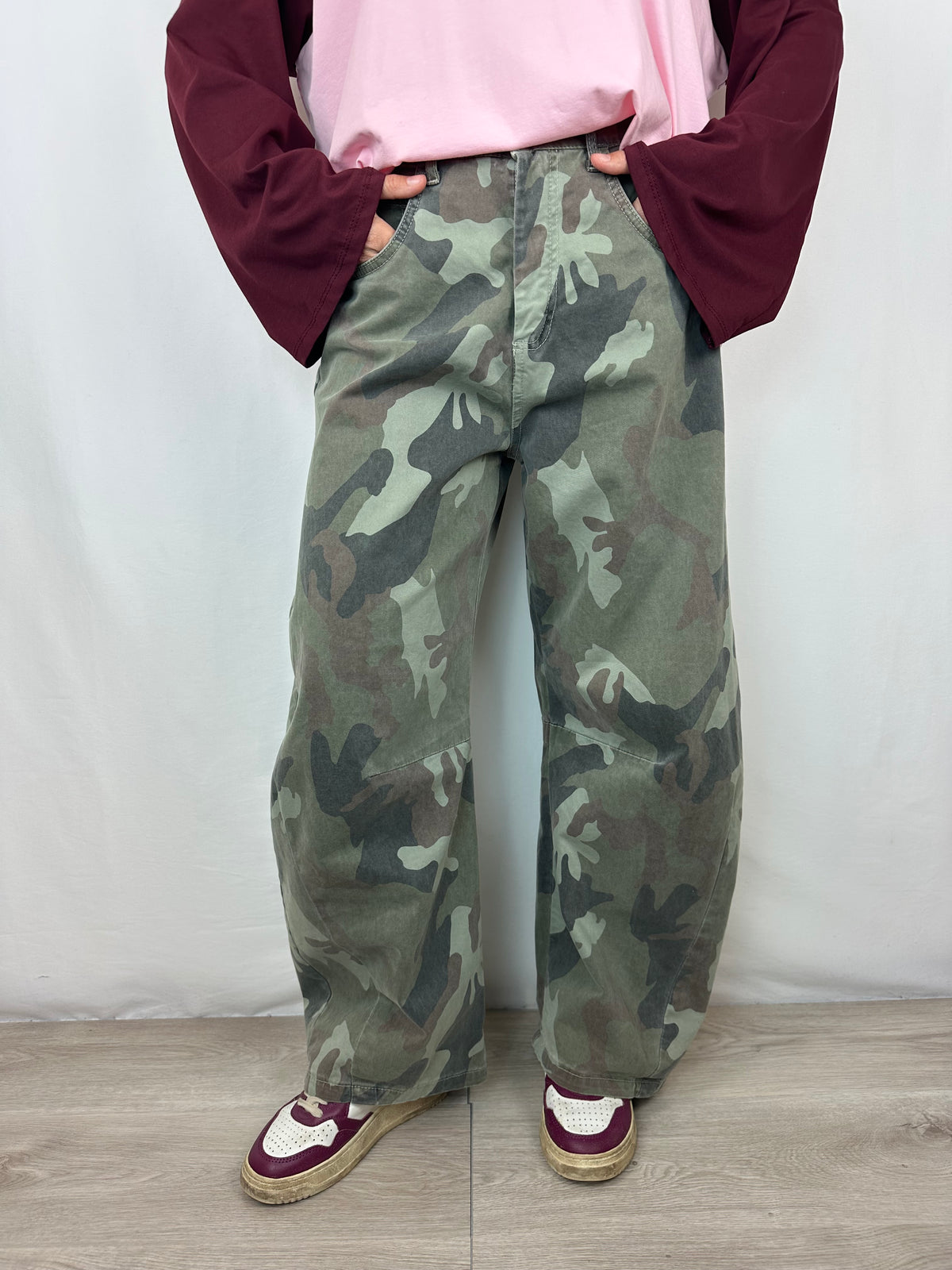 PANTALONE CAMOUFLAGE COTONE