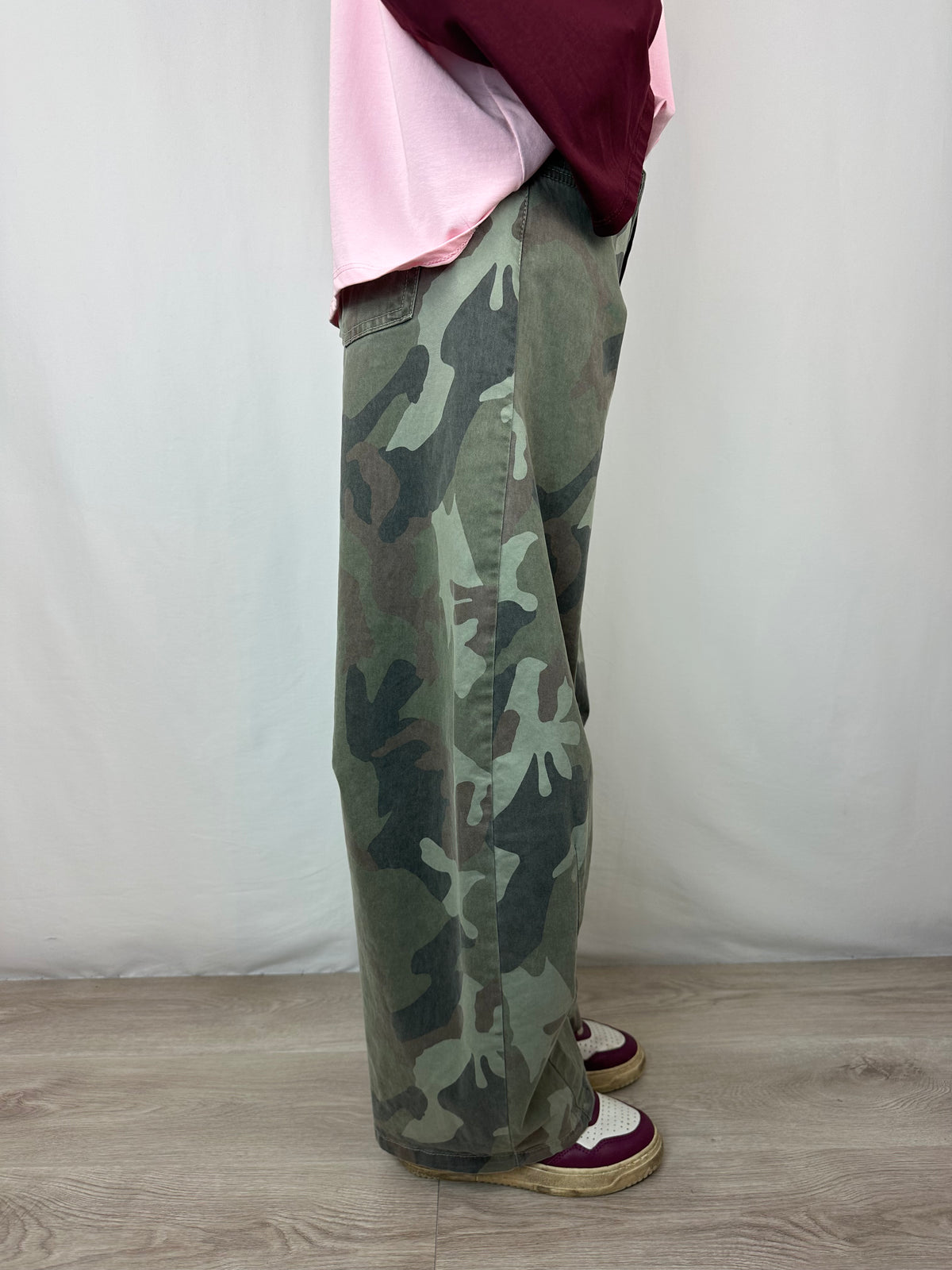 PANTALONE CAMOUFLAGE COTONE