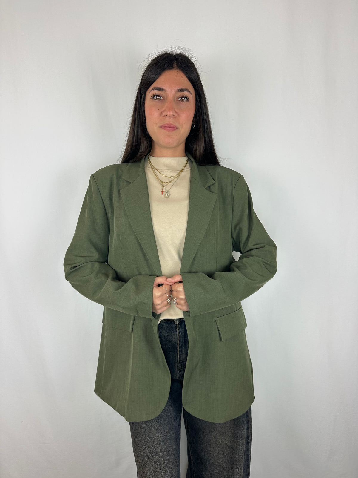 BLAZER VERDE OLIVA
