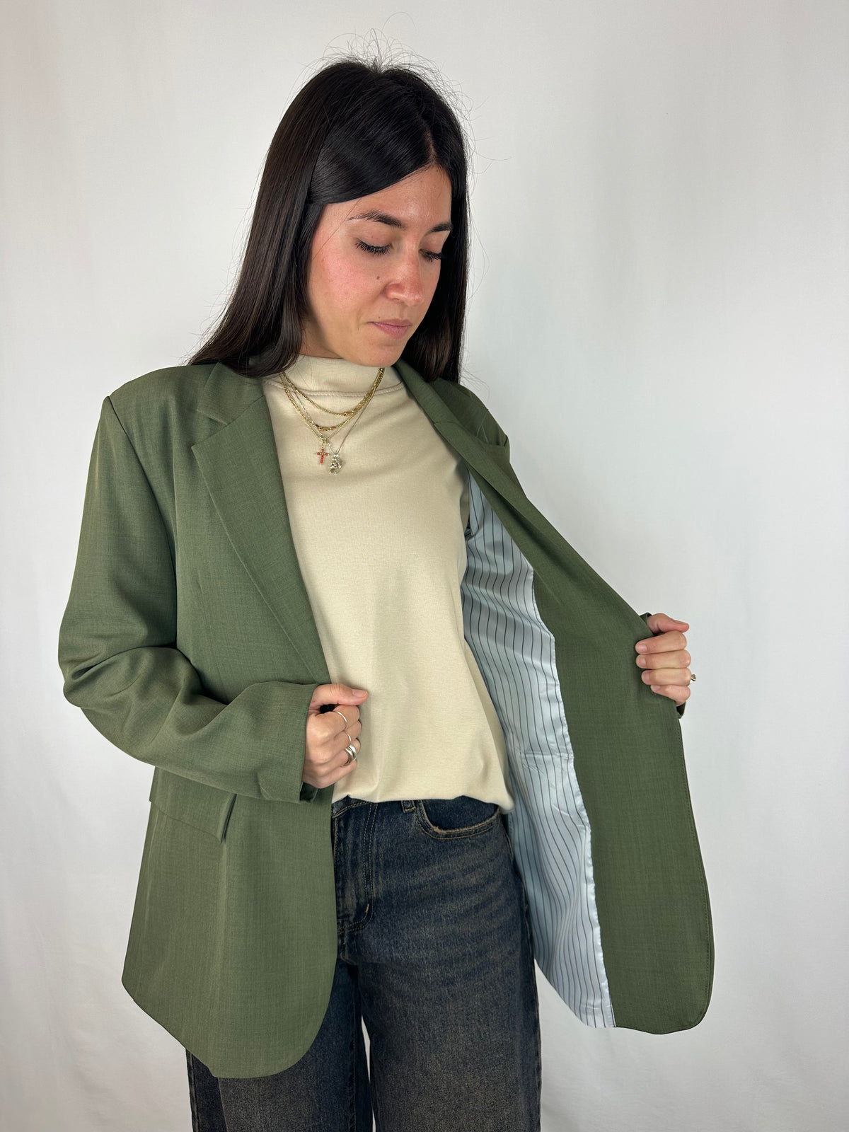 BLAZER VERDE OLIVA
