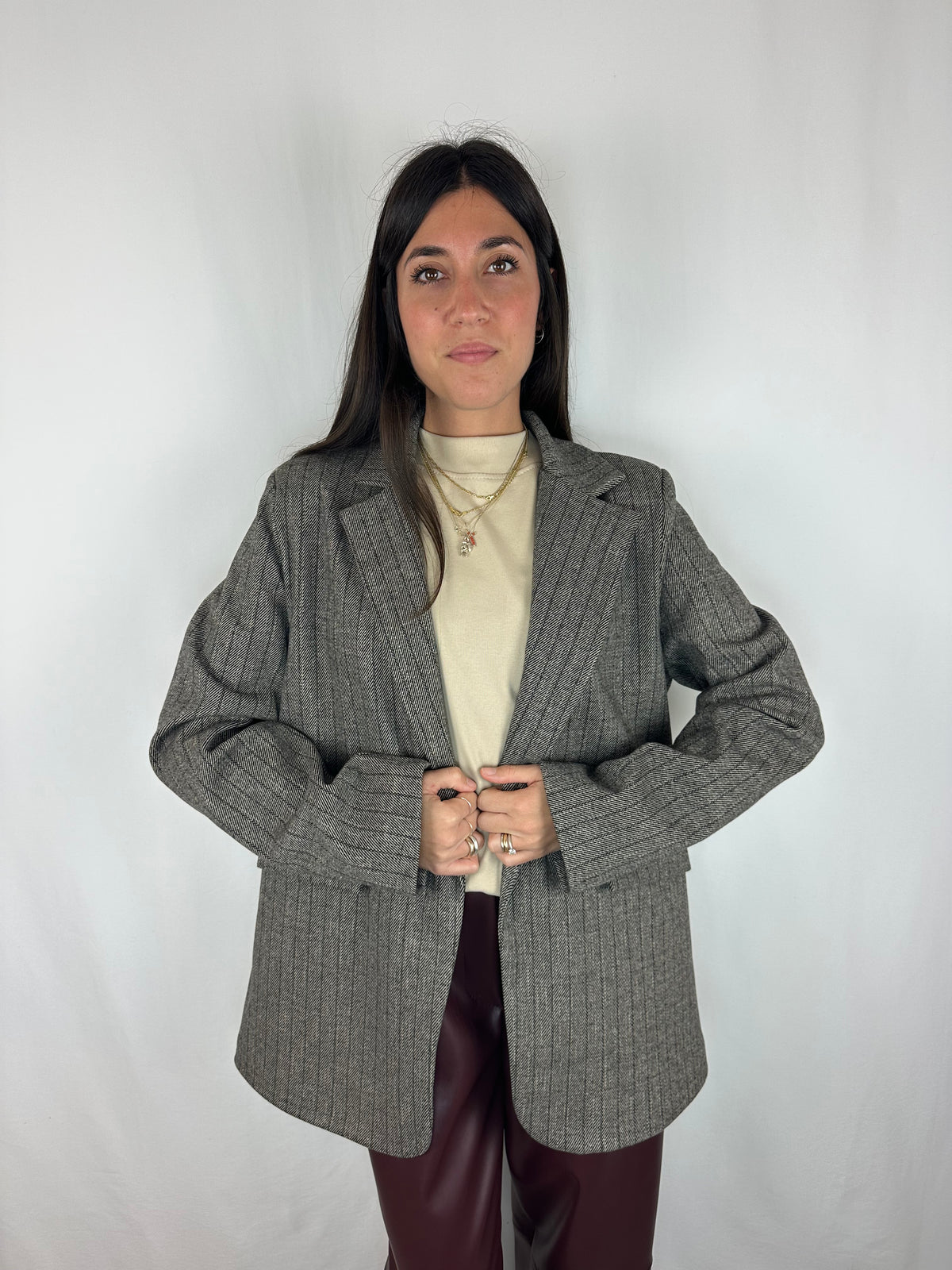 BLAZER GESSATO ANTRACITE