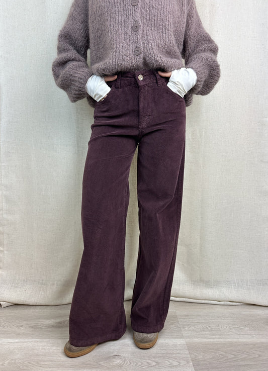 PANTALONE VINACCIA VELLUTO A COSTE