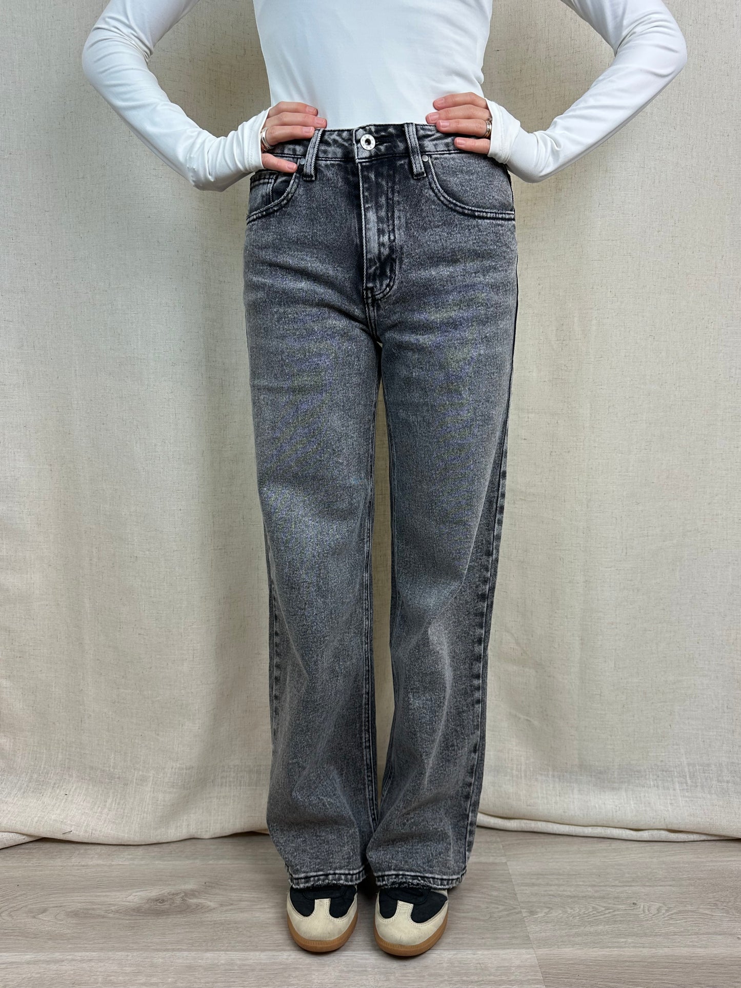 JEANS GRIGIO STRAIGHT