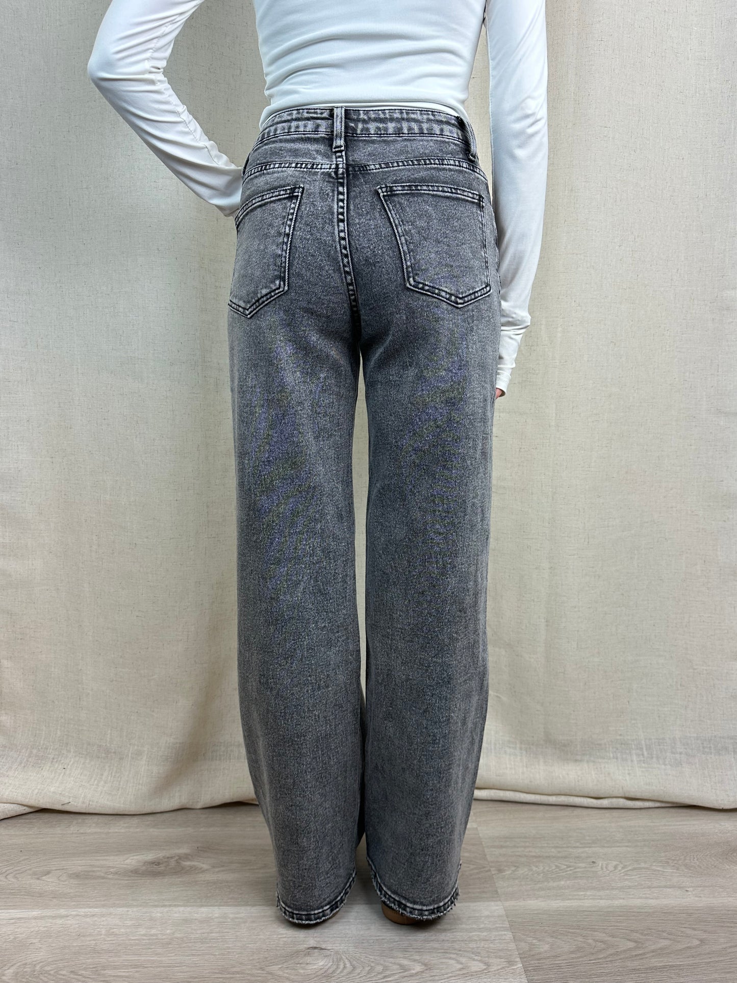 JEANS GRIGIO STRAIGHT