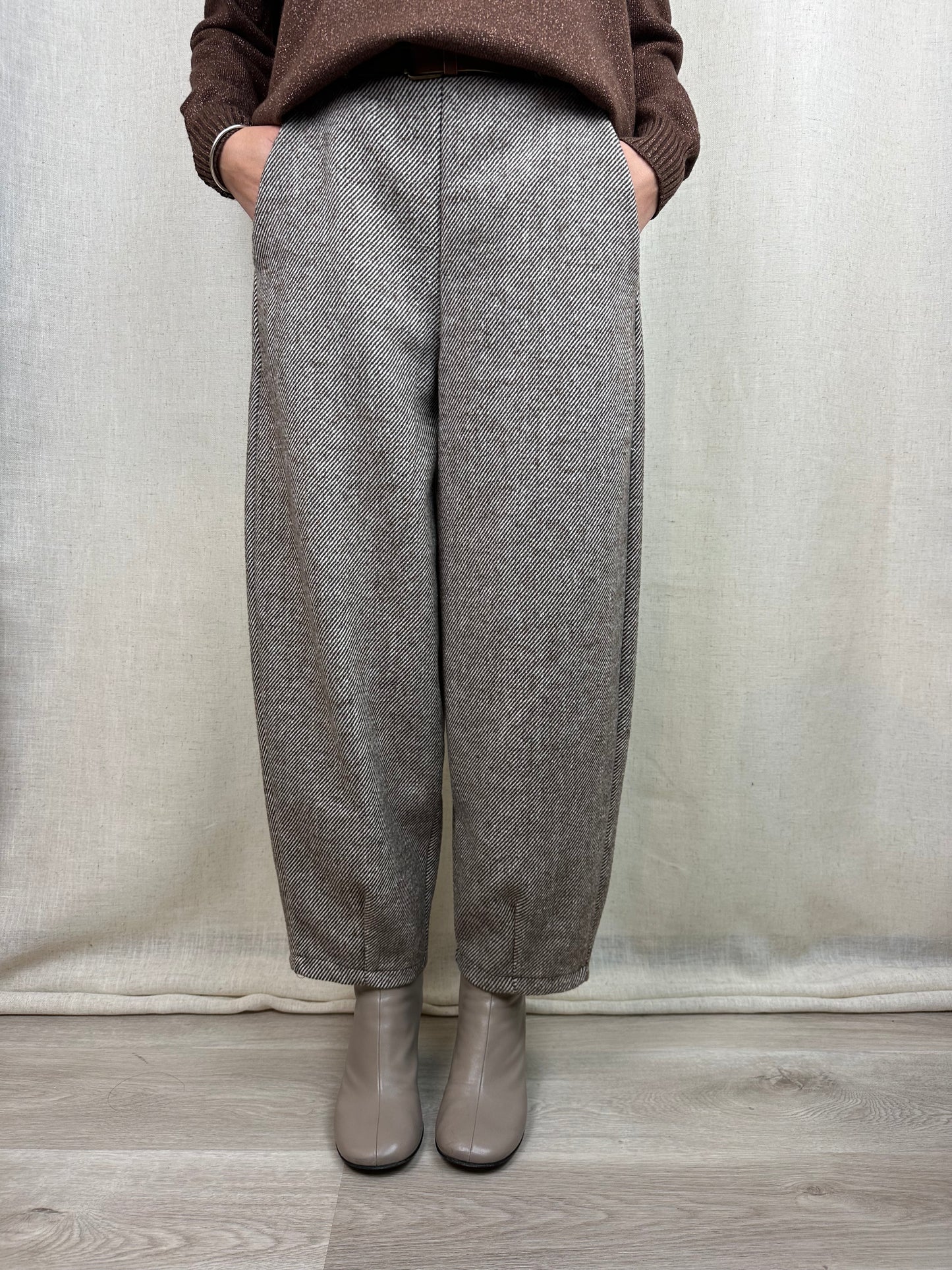 PANTALONE SPIGATO BEIGE