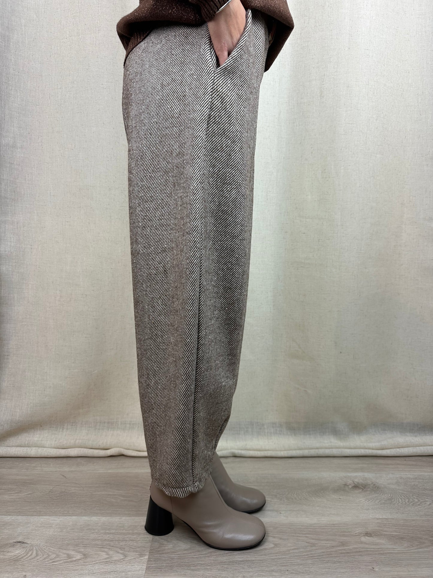PANTALONE SPIGATO BEIGE