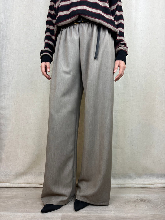PANTALONI BEIGE PALAZZO