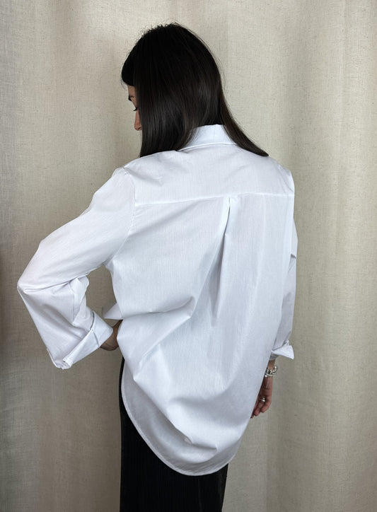 CAMICIA BIANCA OVERSIZE