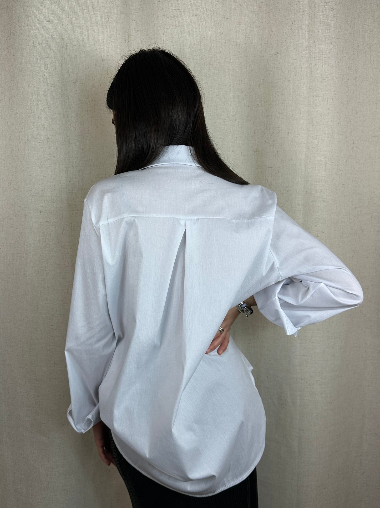 CAMICIA BIANCA OVERSIZE