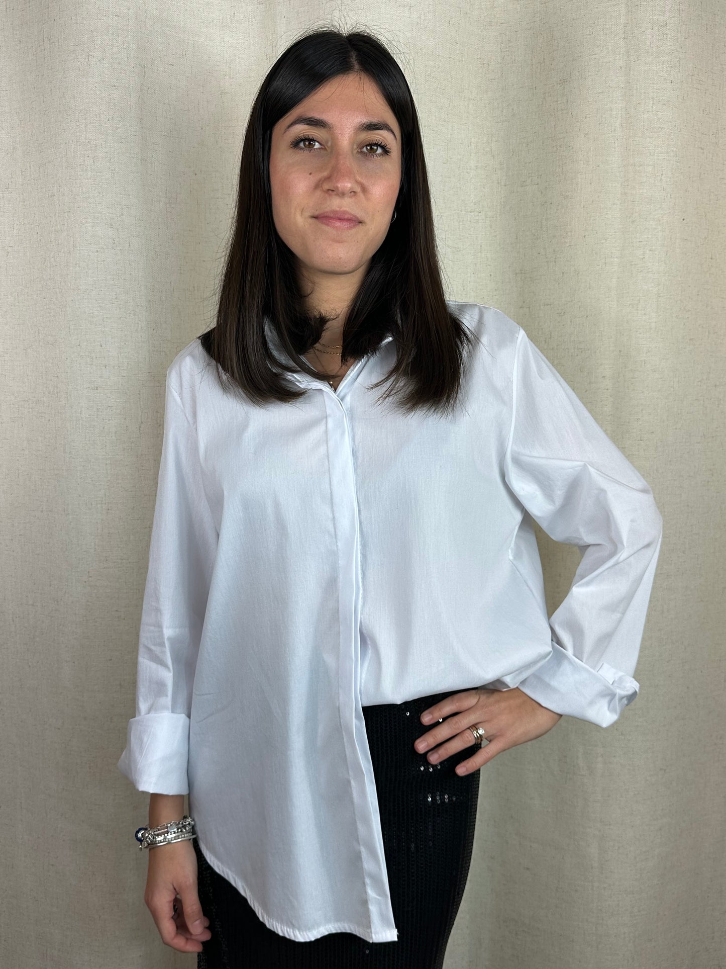 CAMICIA BIANCA OVERSIZE