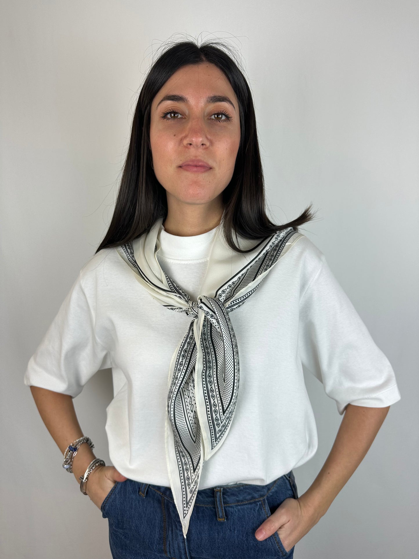 FOULARD PANNA FANTASIA PAISLEY