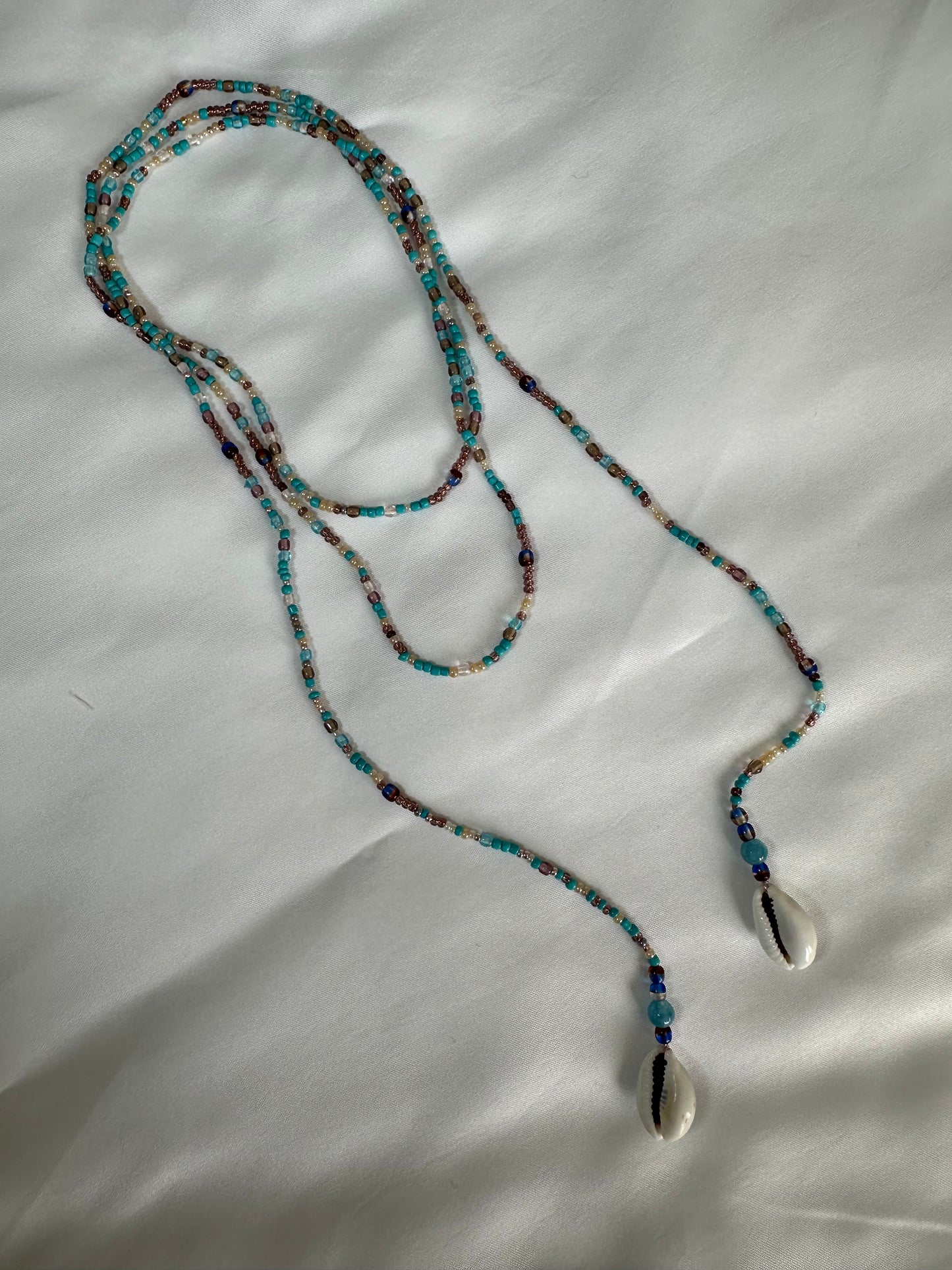 COLLANA A FILO TURCHESE|CONCHIGLIE