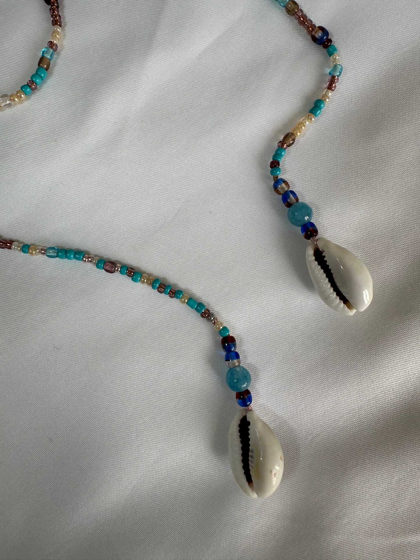 COLLANA A FILO TURCHESE|CONCHIGLIE