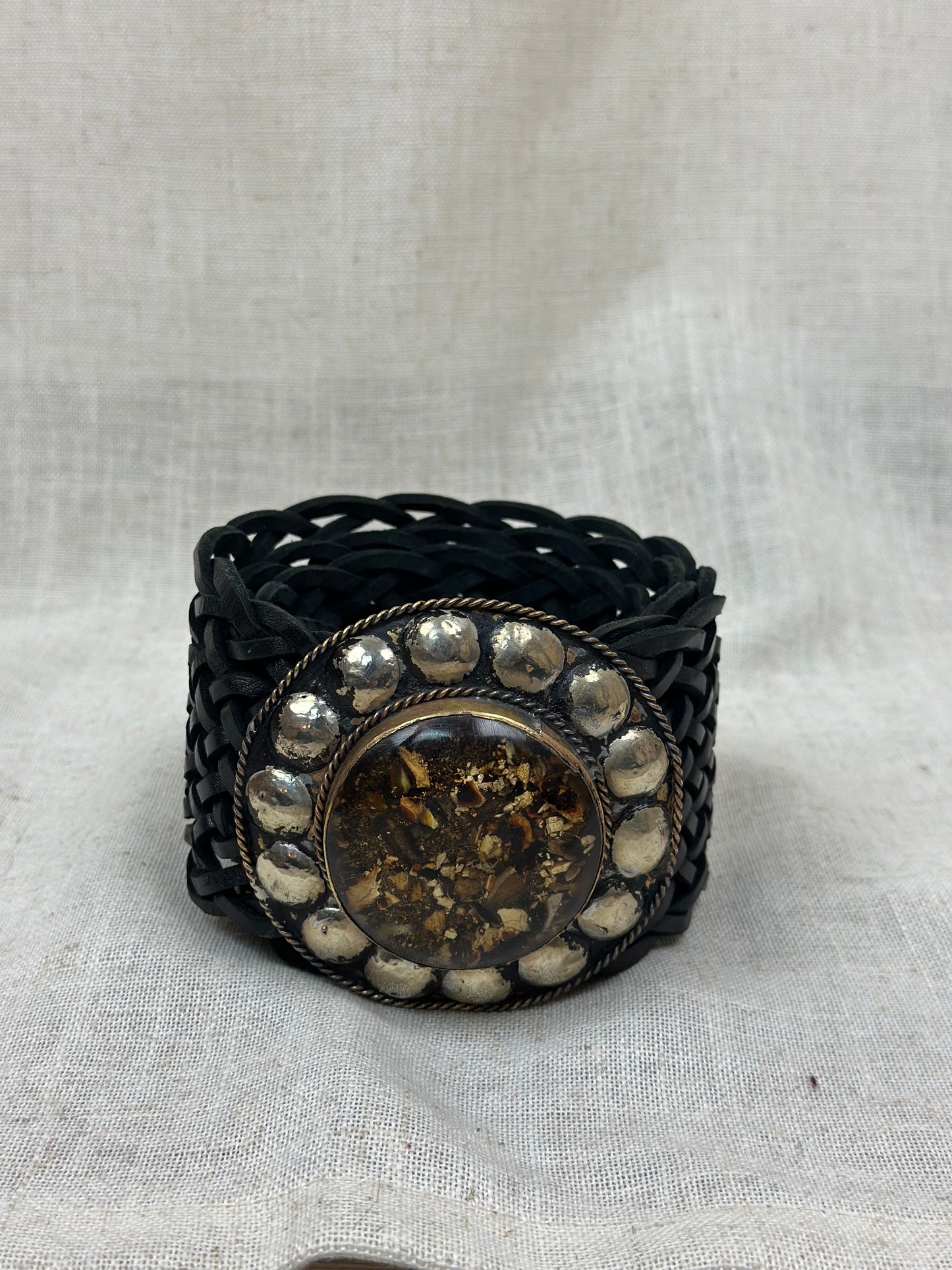 CINTURONE IN PELLE NERO