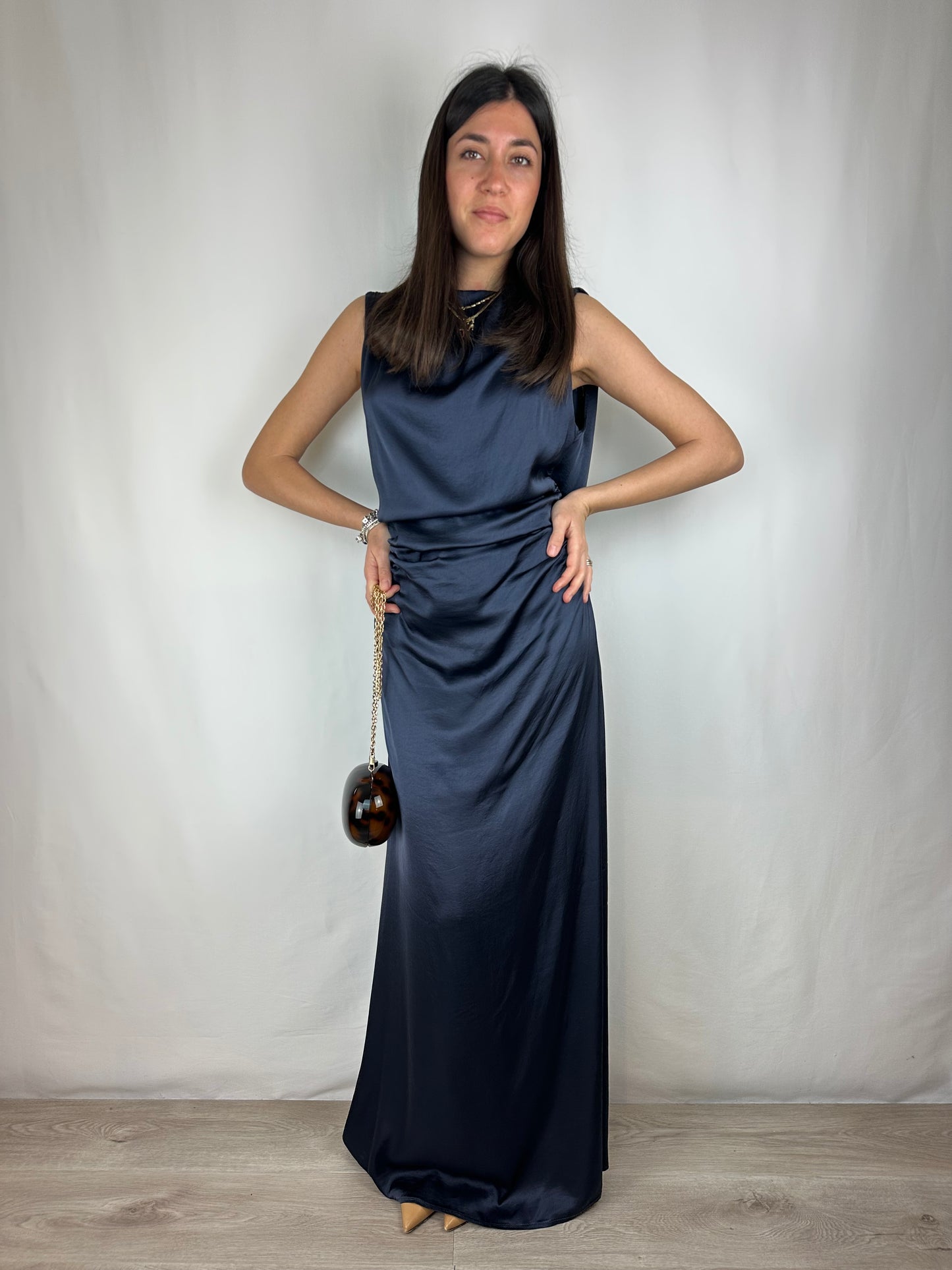 ABITO LUNGO BLU