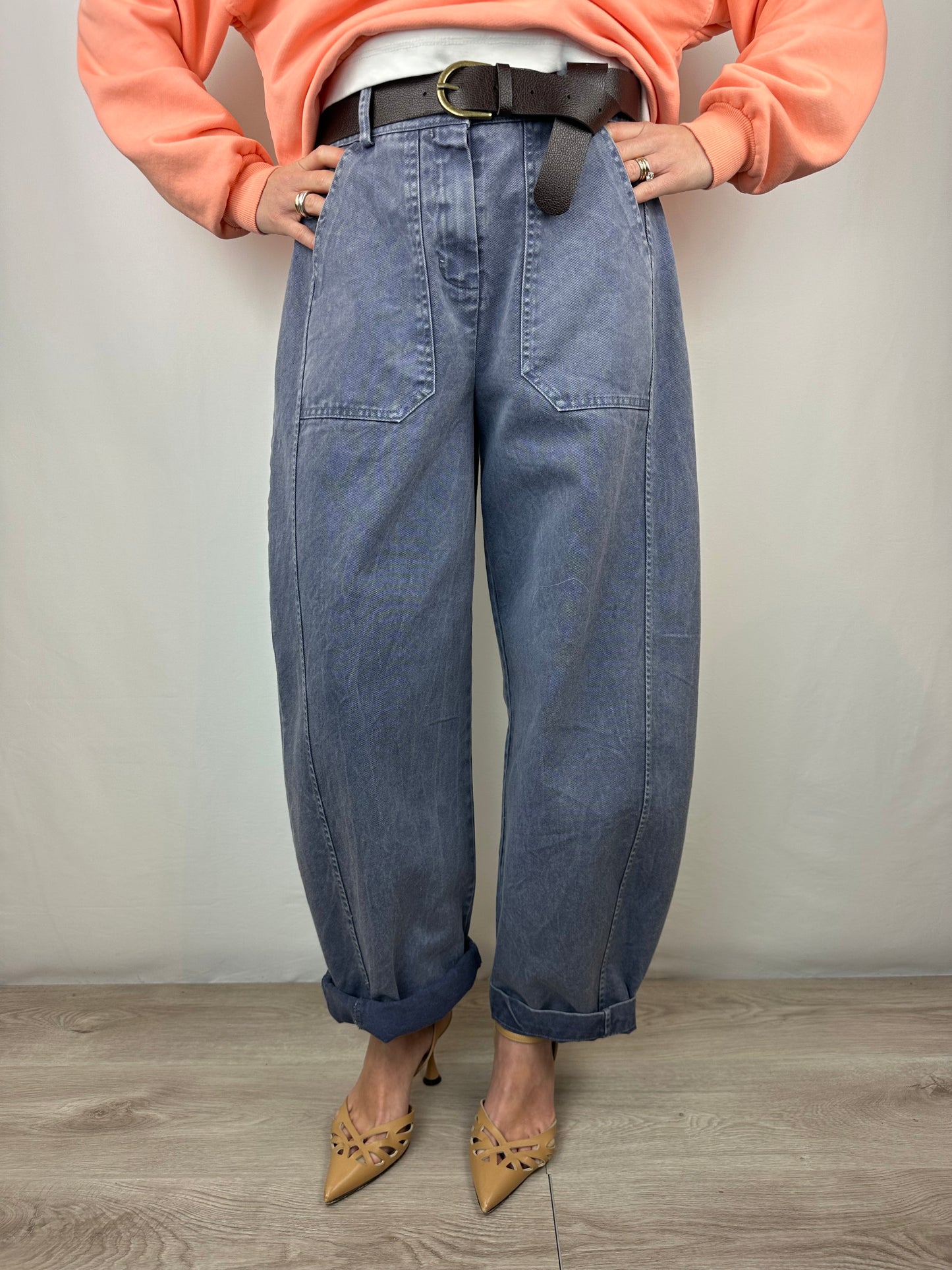 JEANS BLU AVIO